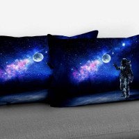 Cushion pillow Cover | Fabric Change Option | Polyester, Velvet Fabric |Dual side Printed