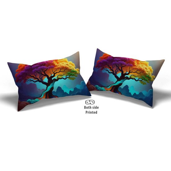 Cushion pillow Cover | Fabric Change Option | Polyester, Velvet Fabric |Dual side Printed