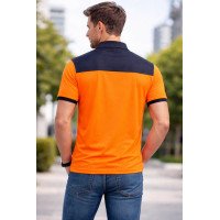 Customize Color Block T-shirt  | Plus Size Available | Matty Fabric  | Style No. Cus-Col-Block-N4