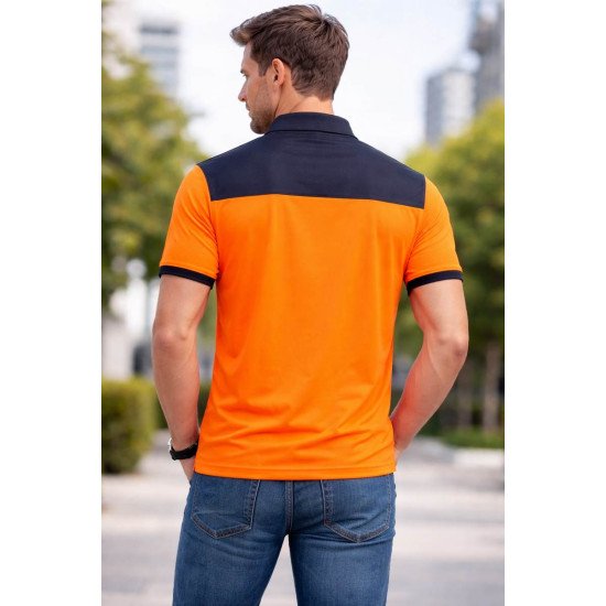 Customize Color Block T-shirt  | Plus Size Available | Matty Fabric  | Style No. Cus-Col-Block-N4