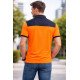 Customize Color Block T-shirt  | Plus Size Available | Matty Fabric  | Style No. Cus-Col-Block-N4