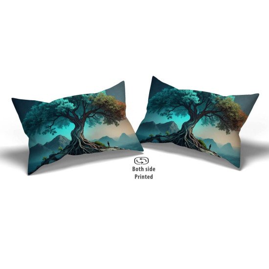 Cushion pillow Cover | Fabric Change Option | Polyester, Velvet Fabric |Dual side Printed
