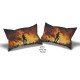 Cushion pillow Cover | Fabric Change Option | Polyester, Velvet Fabric |Dual side Printed