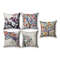 Cushion Cover All size | Cushion Fabric Change Option | Pack of 5 Home Decore Cushion Covers Only no Filler include