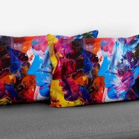 Cushion pillow Cover | Fabric Change Option | Polyester, Velvet Fabric |Dual side Printed