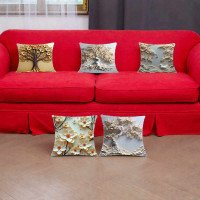 Cushion Cover All size | Cushion Fabric Change Option | Pack of 5 Home Decore Cushion Covers Only no Filler include