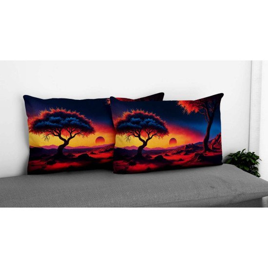 Cushion pillow Cover | Fabric Change Option | Polyester, Velvet Fabric |Dual side Printed
