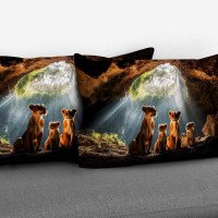 Cushion pillow Cover | Fabric Change Option | Polyester, Velvet Fabric |Dual side Printed