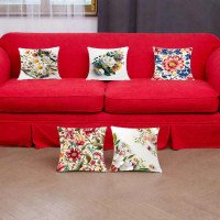 Cushion Cover All size | Cushion Fabric Change Option | Pack of 5 Home Decore Cushion Covers Only no Filler include
