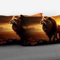 Cushion pillow Cover | Fabric Change Option | Polyester, Velvet Fabric |Dual side Printed