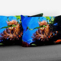Cushion pillow Cover | Fabric Change Option | Polyester, Velvet Fabric |Dual side Printed
