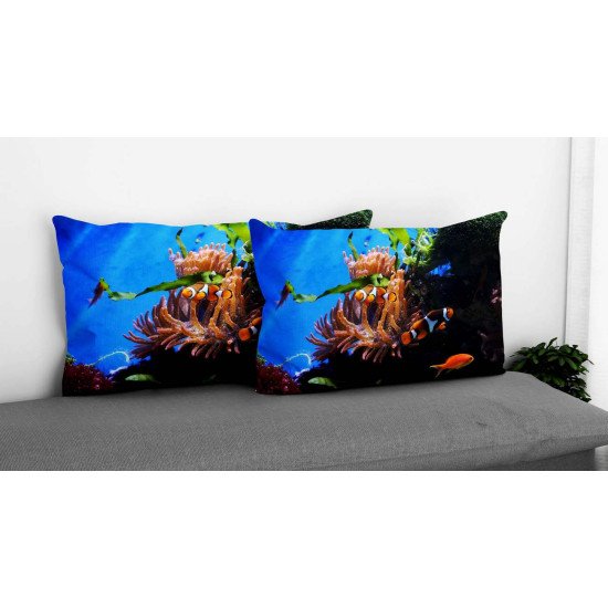 Cushion pillow Cover | Fabric Change Option | Polyester, Velvet Fabric |Dual side Printed