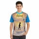 Mens Tshirt Polyester Fabric | kids Sizes Tee Available | Polyester Fabric Change Option 