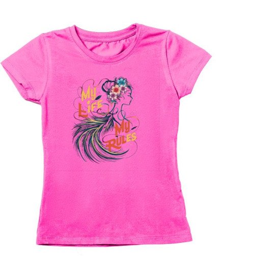 Girls  Pure Cotton Bio washed T-shirt | Style No. GL-DT161