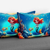 Cushion pillow Cover | Fabric Change Option | Polyester, Velvet Fabric |Dual side Printed