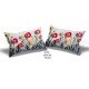 Cushion pillow Cover | Fabric Change Option | Polyester, Velvet Fabric |Dual side Printed