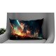Cushion pillow Cover | Fabric Change Option | Polyester, Velvet Fabric |Dual side Printed