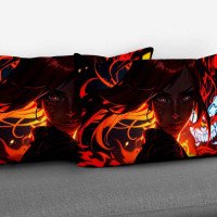Cushion pillow Cover | Fabric Change Option | Polyester, Velvet Fabric |Dual side Printed
