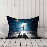 Cushion pillow Cover | Fabric Change Option | Polyester, Velvet Fabric |Dual side Printed