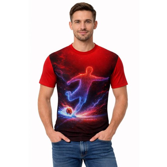 Mens Tshirt Polyester Fabric | kids Sizes Tee Available | Polyester Fabric Change Option 