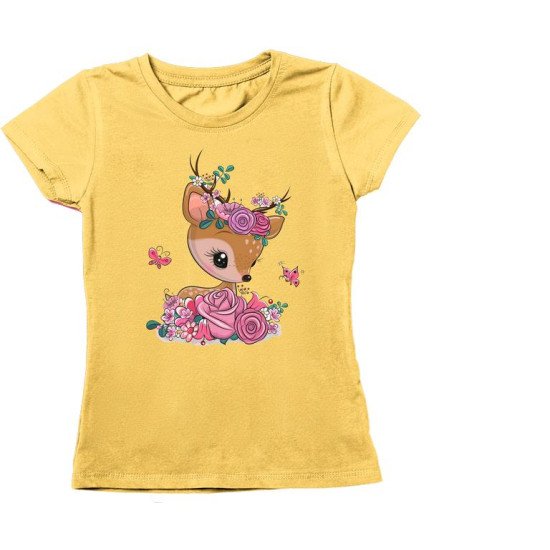 Girls  Pure Cotton Bio washed T-shirt | Style No. GL-DT118