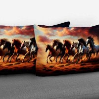 Cushion pillow Cover | Fabric Change Option | Polyester, Velvet Fabric |Dual side Printed
