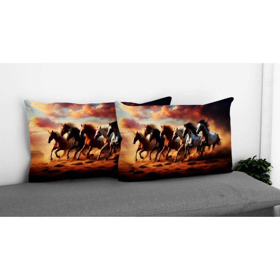 Cushion pillow Cover | Fabric Change Option | Polyester, Velvet Fabric |Dual side Printed