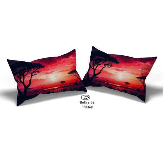 Cushion pillow Cover | Fabric Change Option | Polyester, Velvet Fabric |Dual side Printed