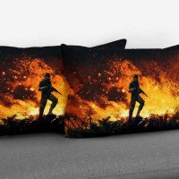 Cushion pillow Cover | Fabric Change Option | Polyester, Velvet Fabric |Dual side Printed