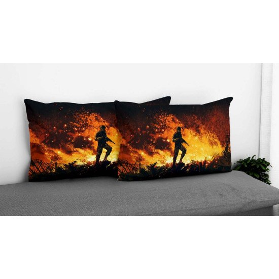 Cushion pillow Cover | Fabric Change Option | Polyester, Velvet Fabric |Dual side Printed