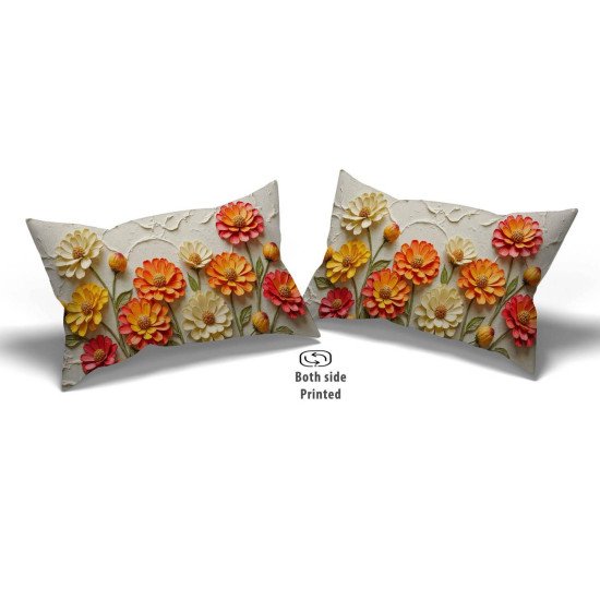 Cushion pillow Cover | Fabric Change Option | Polyester, Velvet Fabric |Dual side Printed