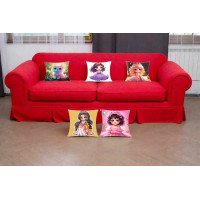 Cushion Cover All size | Cushion Fabric Change Option | Pack of 5 Home Decore Cushion Covers Only no Filler include