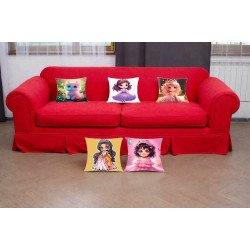 Cushion Cover All size | Cushion Fabric Change Option | Pack of 5 Home Decore Cushion Covers Only no Filler include