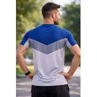 Customize Color Block T-shirt  | Plus Size Available | Matty Fabric  | Style No. Cus-Col-Block-N10
