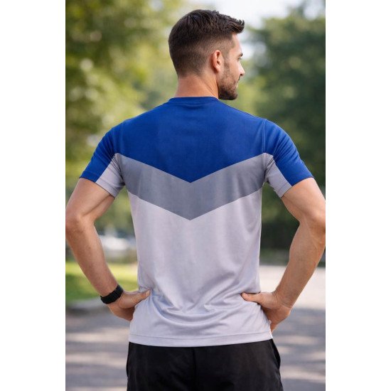 Customize Color Block T-shirt  | Plus Size Available | Matty Fabric  | Style No. Cus-Col-Block-N10