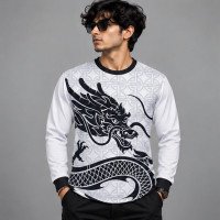 Ristrock Men's All Over Printed Polyester T-Shirt FP-D1747