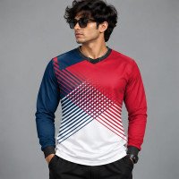 Ristrock Men's All Over Printed Polyester T-Shirt FP-D1748