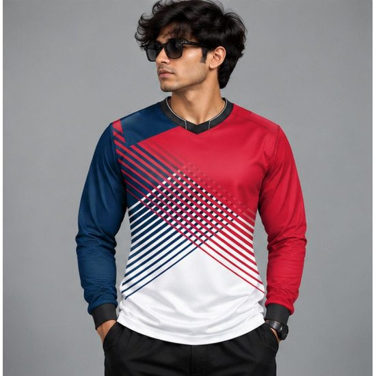 Ristrock Men's All Over Printed Polyester T-Shirt FP-D1748