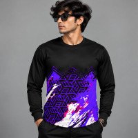 Ristrock Men's All Over Printed Polyester T-Shirt FP-D1749