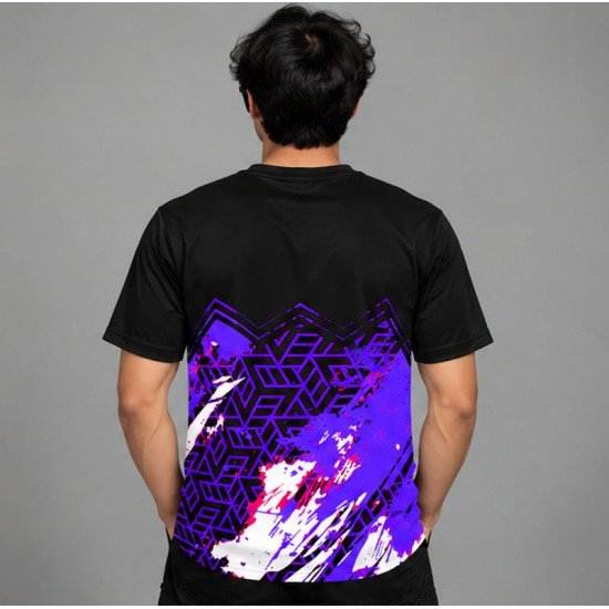 Ristrock Men's All Over Printed Polyester T-Shirt FP-D1749