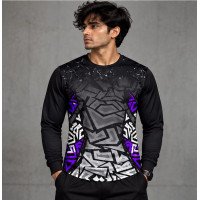 Ristrock Men's All Over Printed Polyester T-Shirt FP-D1750