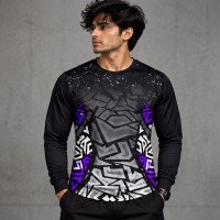 Ristrock Men's All Over Printed Polyester T-Shirt FP-D1750