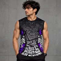 Ristrock Men's All Over Printed Polyester T-Shirt FP-D1750
