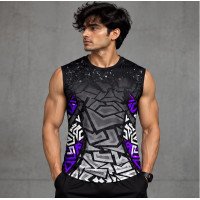 Ristrock Men's All Over Printed Polyester T-Shirt FP-D1750