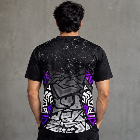 Ristrock Men's All Over Printed Polyester T-Shirt FP-D1750
