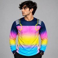 Ristrock Men's All Over Printed Polyester T-Shirt FP-D1751