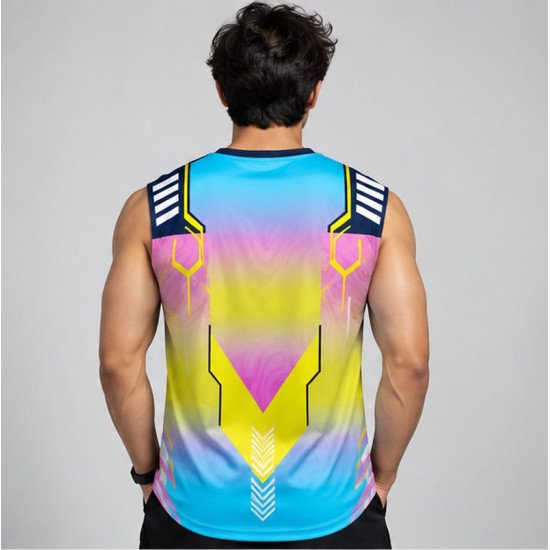 Ristrock Men's All Over Printed Polyester T-Shirt FP-D1751