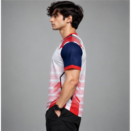 Ristrock Men's All Over Printed Polyester T-Shirt FP-D1752