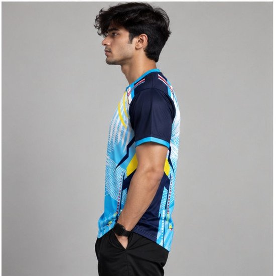 Ristrock Men's All Over Printed Polyester T-Shirt FP-D1753