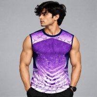 Ristrock Men's All Over Printed Polyester T-Shirt FP-D1754